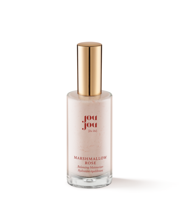 marshmallow rose crème hydratante et équilibrante joujou botanicals